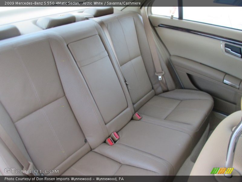 Arctic White / Savanna/Cashmere 2009 Mercedes-Benz S 550 4Matic Sedan