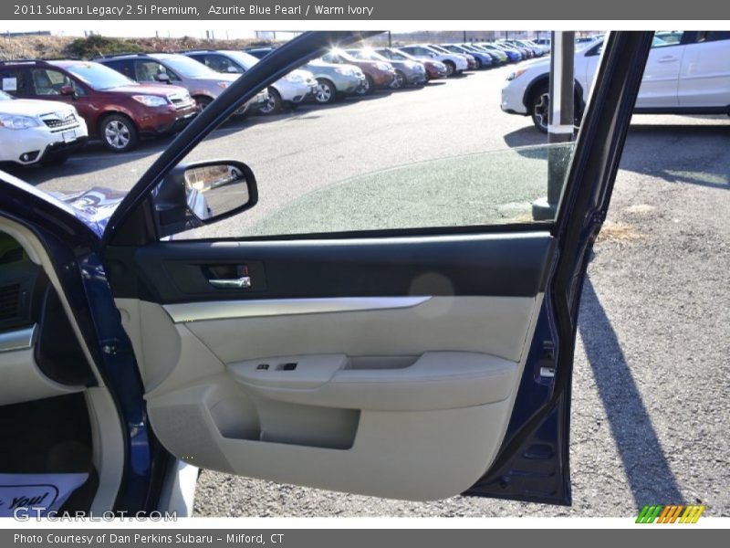 Azurite Blue Pearl / Warm Ivory 2011 Subaru Legacy 2.5i Premium