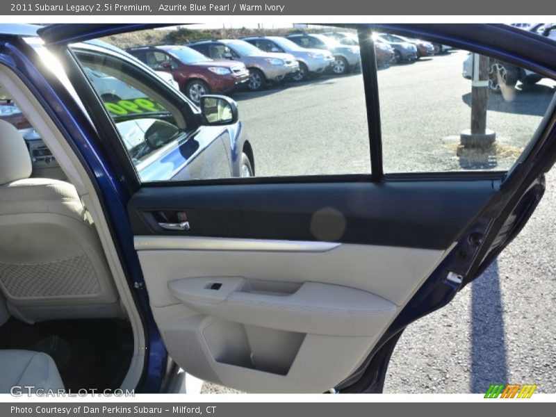 Azurite Blue Pearl / Warm Ivory 2011 Subaru Legacy 2.5i Premium