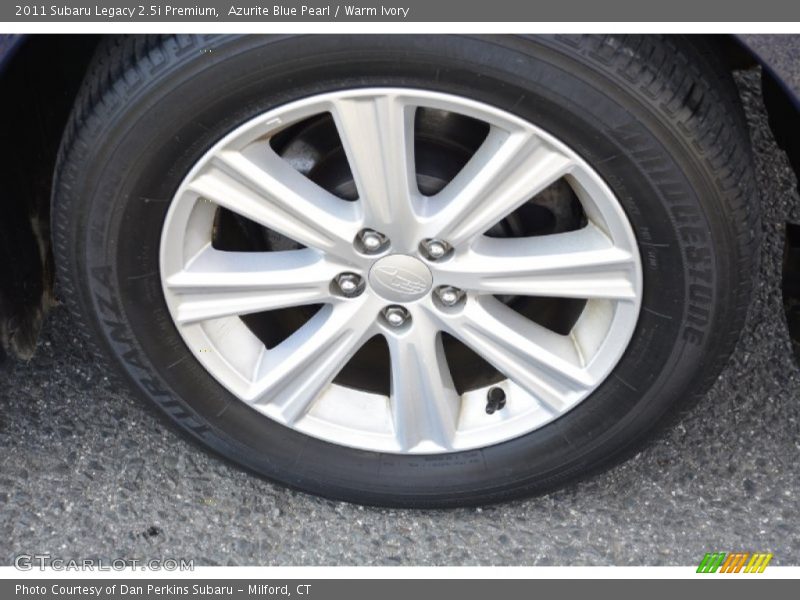Azurite Blue Pearl / Warm Ivory 2011 Subaru Legacy 2.5i Premium