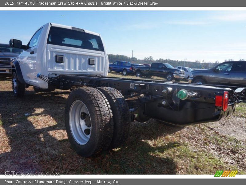 Bright White / Black/Diesel Gray 2015 Ram 4500 Tradesman Crew Cab 4x4 Chassis