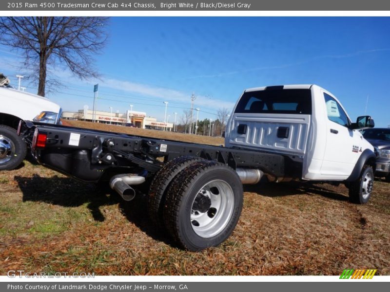 Bright White / Black/Diesel Gray 2015 Ram 4500 Tradesman Crew Cab 4x4 Chassis