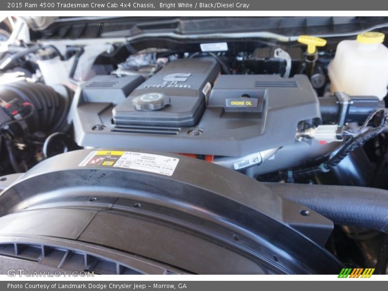 Bright White / Black/Diesel Gray 2015 Ram 4500 Tradesman Crew Cab 4x4 Chassis