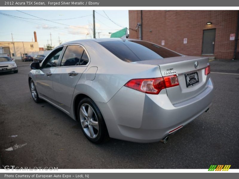 Forged Silver Metallic / Ebony 2012 Acura TSX Sedan