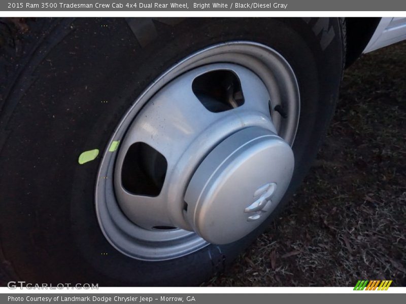 Bright White / Black/Diesel Gray 2015 Ram 3500 Tradesman Crew Cab 4x4 Dual Rear Wheel