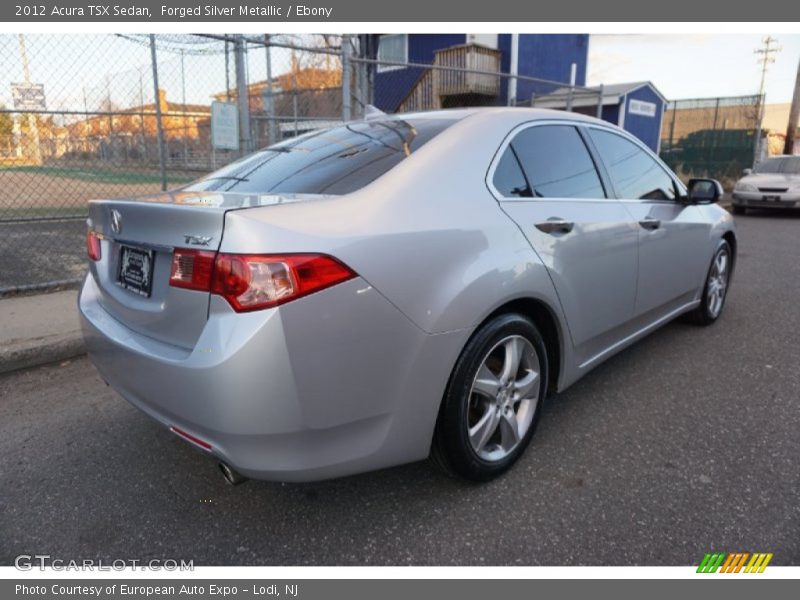 Forged Silver Metallic / Ebony 2012 Acura TSX Sedan