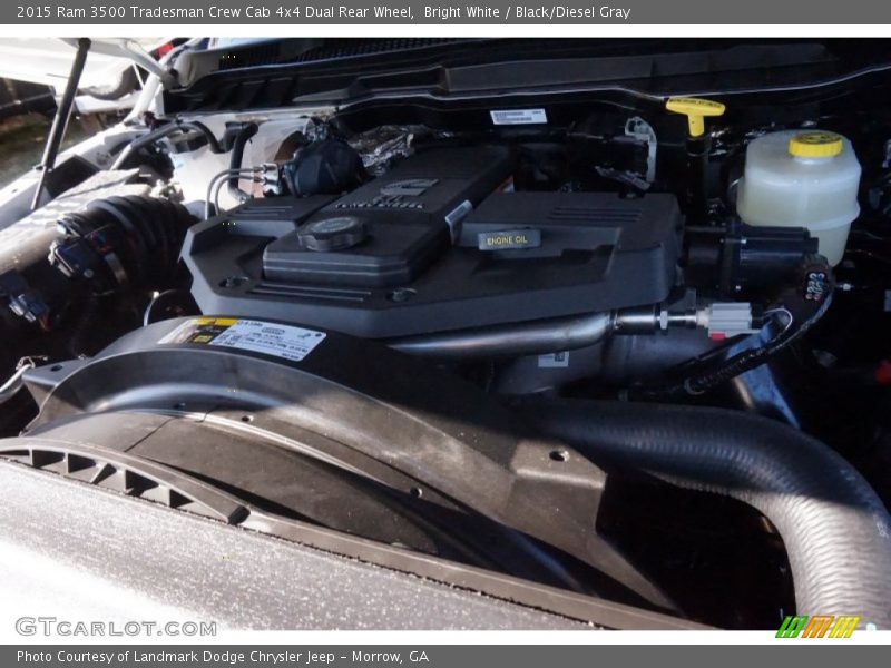 Bright White / Black/Diesel Gray 2015 Ram 3500 Tradesman Crew Cab 4x4 Dual Rear Wheel