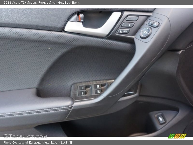 Forged Silver Metallic / Ebony 2012 Acura TSX Sedan