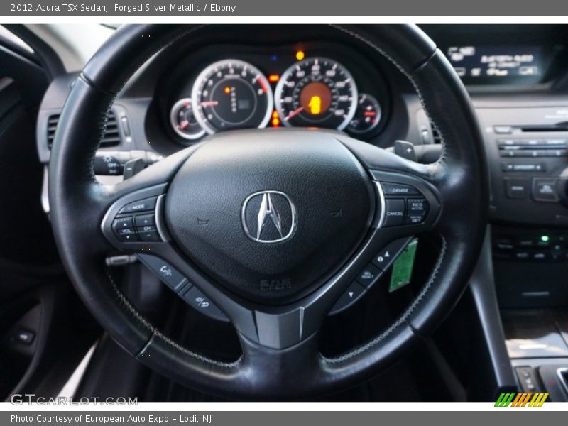 Forged Silver Metallic / Ebony 2012 Acura TSX Sedan