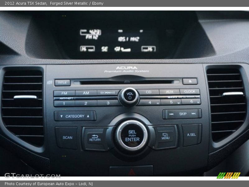 Forged Silver Metallic / Ebony 2012 Acura TSX Sedan