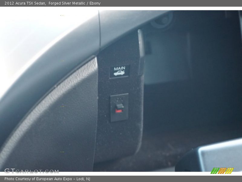 Forged Silver Metallic / Ebony 2012 Acura TSX Sedan