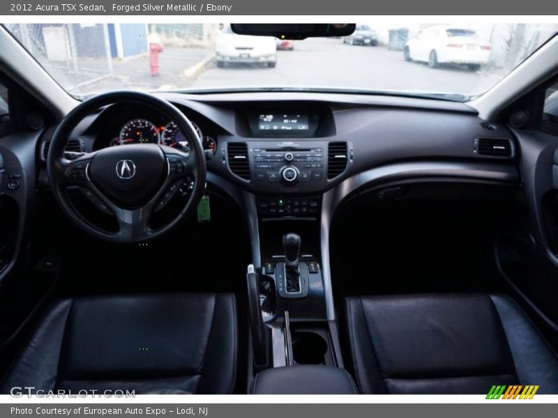 Forged Silver Metallic / Ebony 2012 Acura TSX Sedan
