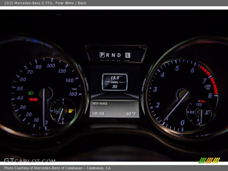  2015 G 550 550 Gauges