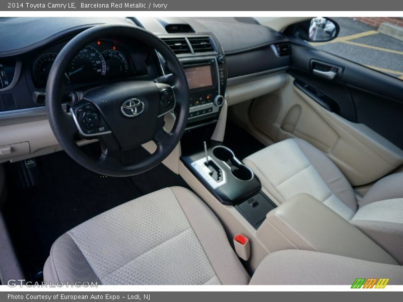 Barcelona Red Metallic / Ivory 2014 Toyota Camry LE