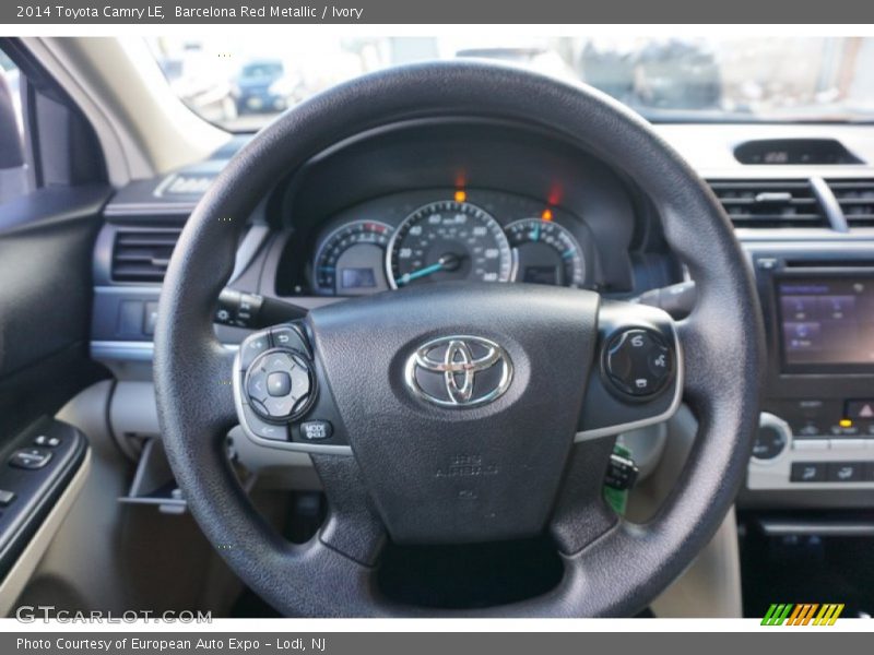 Barcelona Red Metallic / Ivory 2014 Toyota Camry LE