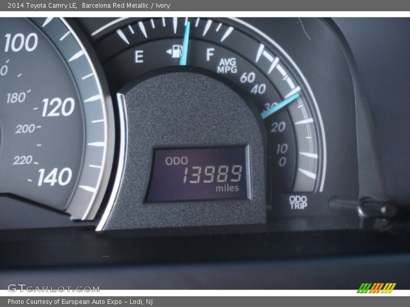 Barcelona Red Metallic / Ivory 2014 Toyota Camry LE