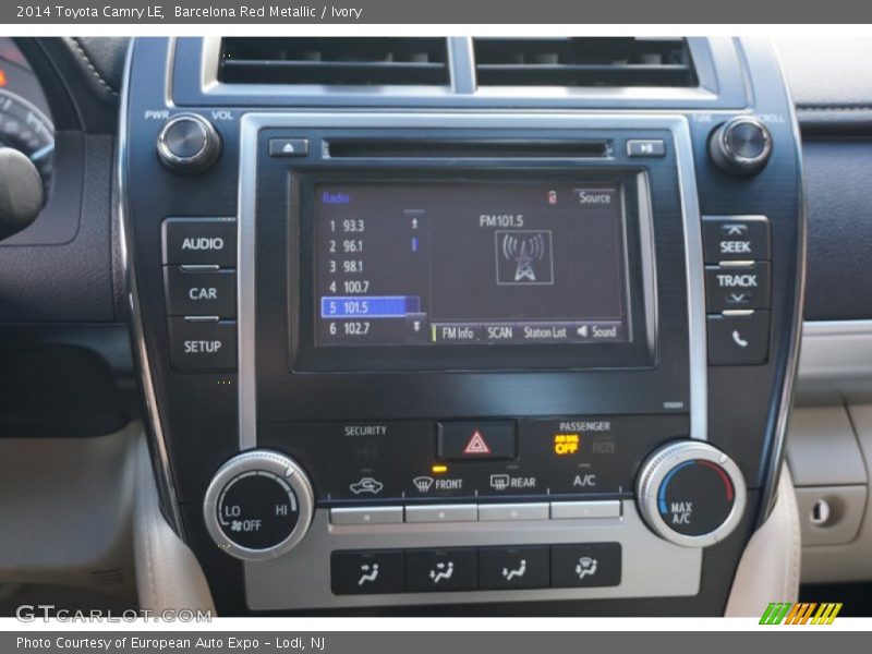 Barcelona Red Metallic / Ivory 2014 Toyota Camry LE