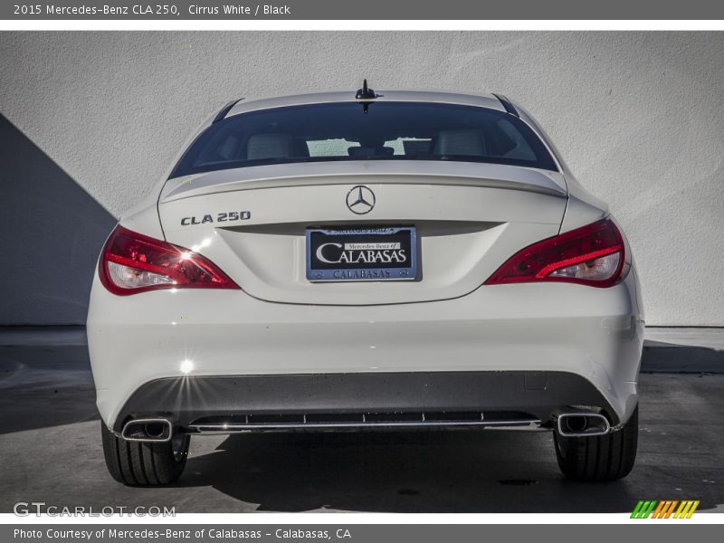 Cirrus White / Black 2015 Mercedes-Benz CLA 250