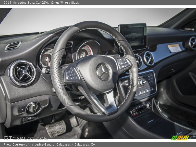 Dashboard of 2015 CLA 250