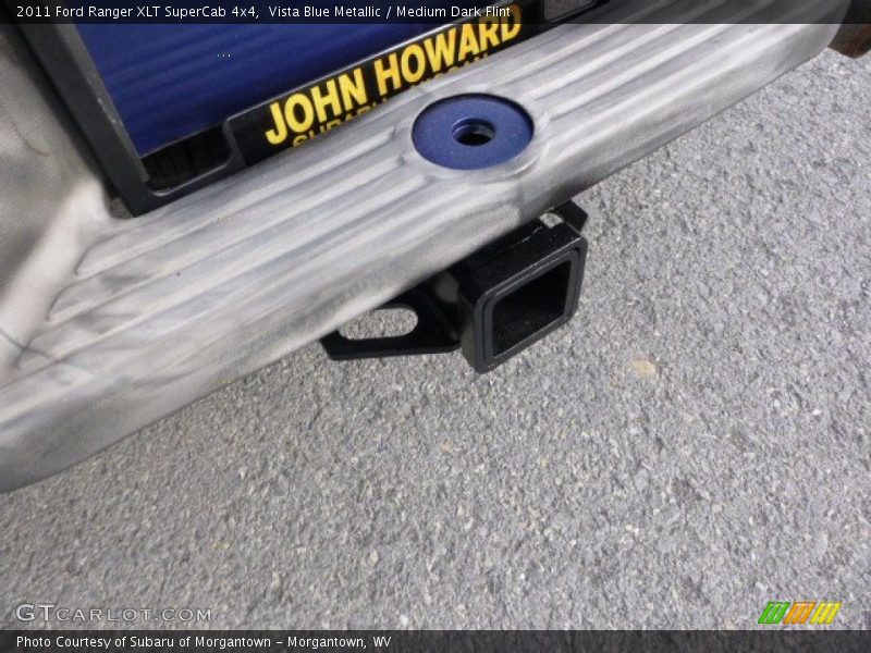Vista Blue Metallic / Medium Dark Flint 2011 Ford Ranger XLT SuperCab 4x4