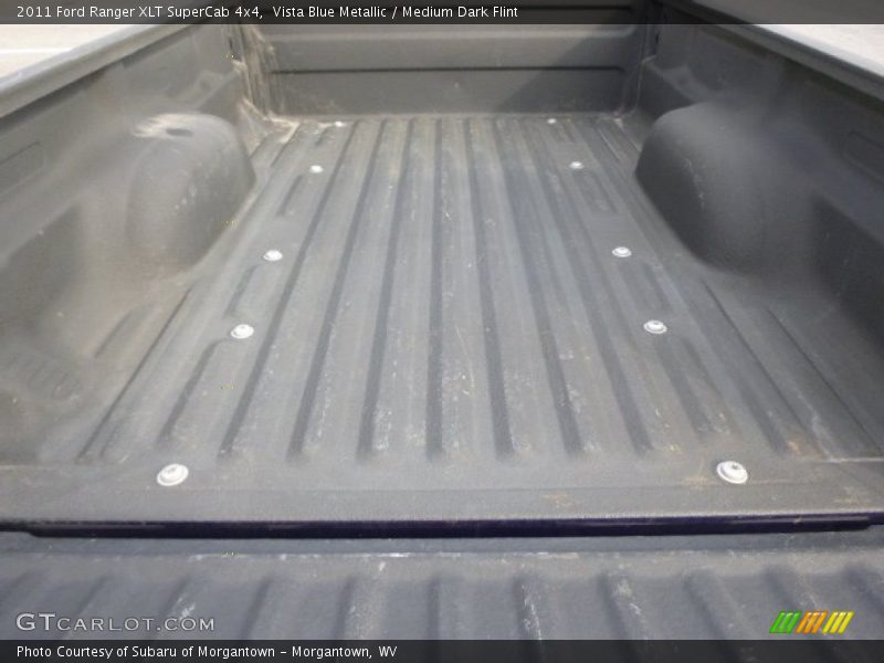 Vista Blue Metallic / Medium Dark Flint 2011 Ford Ranger XLT SuperCab 4x4