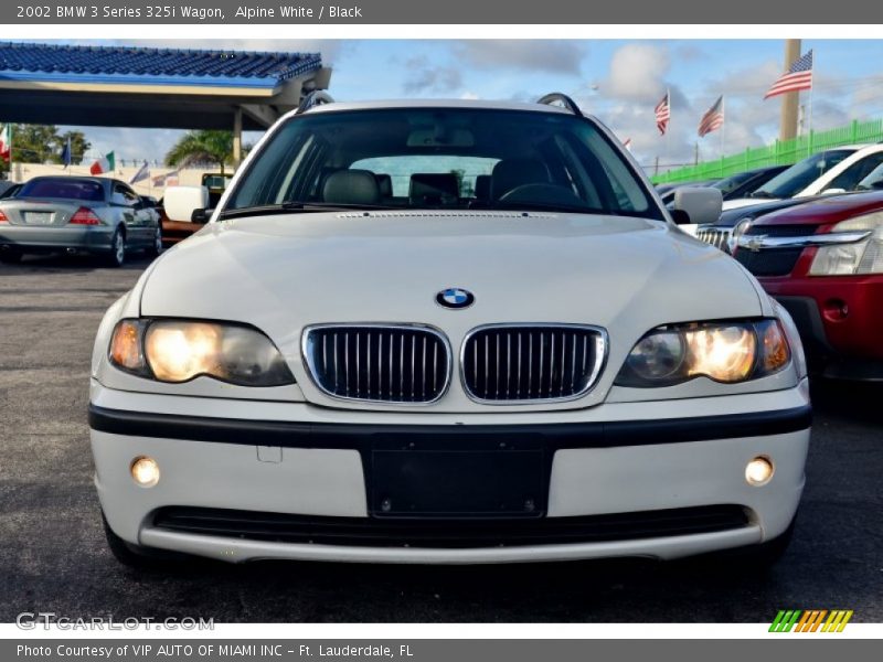 Alpine White / Black 2002 BMW 3 Series 325i Wagon