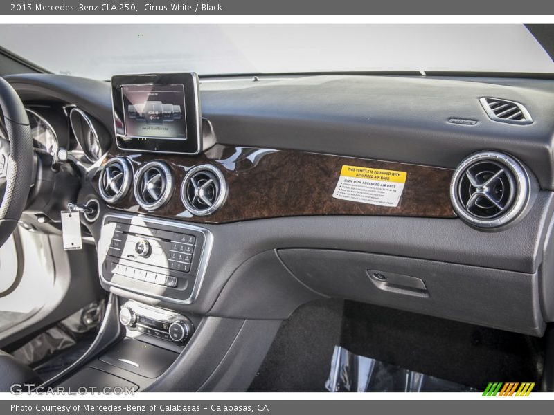 Dashboard of 2015 CLA 250
