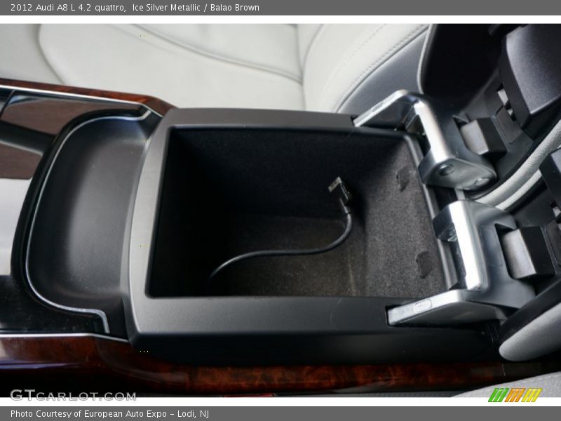 Ice Silver Metallic / Balao Brown 2012 Audi A8 L 4.2 quattro