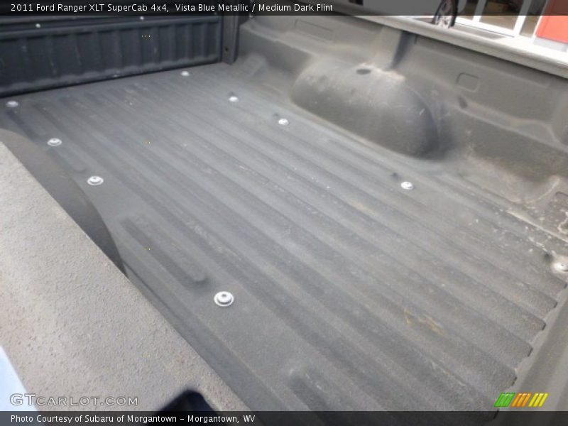 Vista Blue Metallic / Medium Dark Flint 2011 Ford Ranger XLT SuperCab 4x4