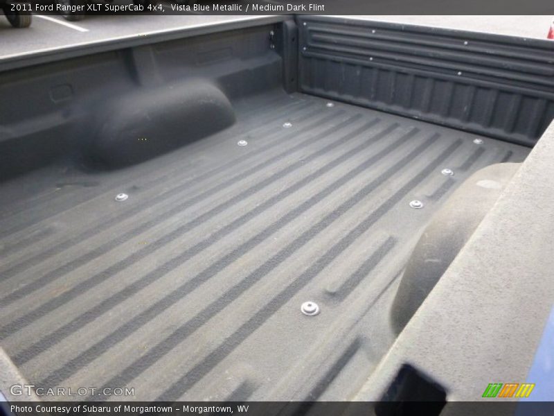 Vista Blue Metallic / Medium Dark Flint 2011 Ford Ranger XLT SuperCab 4x4
