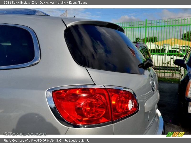 Quicksilver Metallic / Ebony/Ebony 2011 Buick Enclave CXL