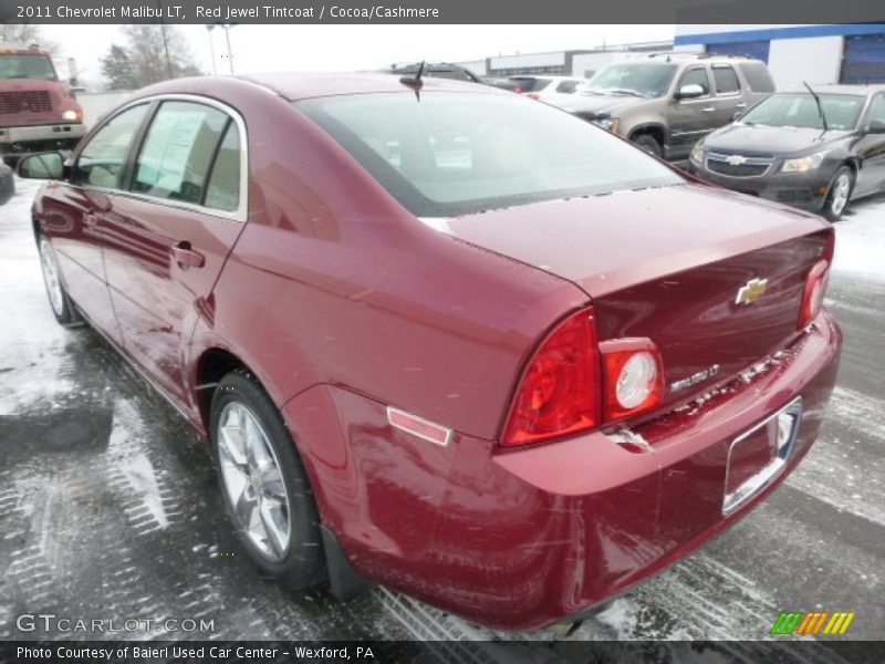 Red Jewel Tintcoat / Cocoa/Cashmere 2011 Chevrolet Malibu LT