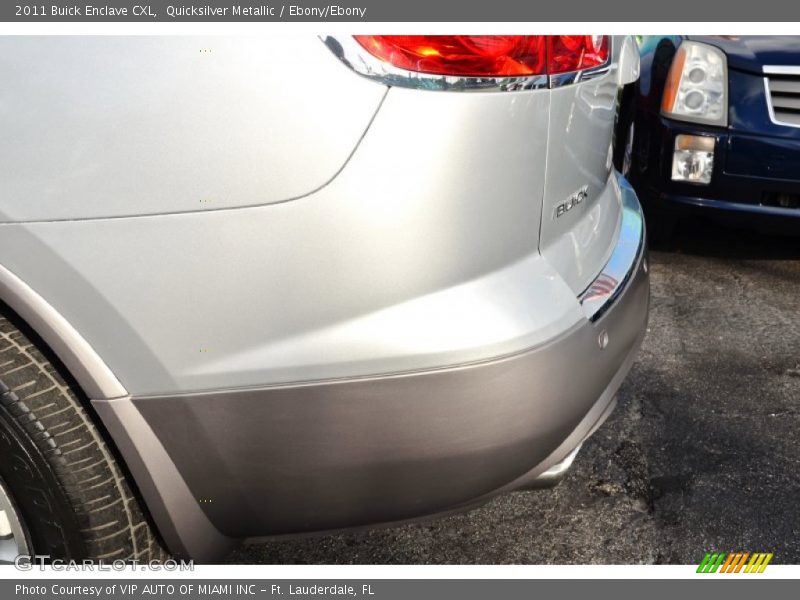 Quicksilver Metallic / Ebony/Ebony 2011 Buick Enclave CXL