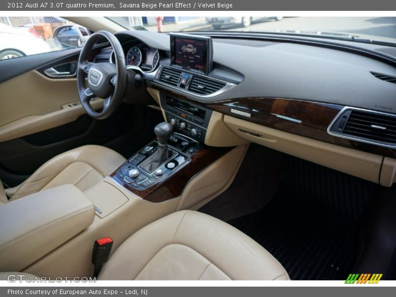 Savana Beige Pearl Effect / Velvet Beige 2012 Audi A7 3.0T quattro Premium