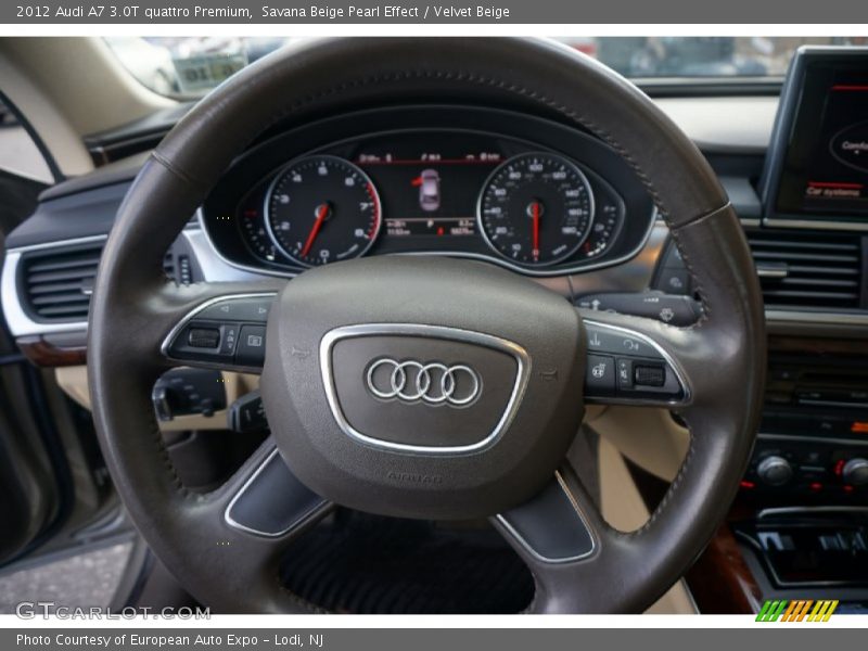 Savana Beige Pearl Effect / Velvet Beige 2012 Audi A7 3.0T quattro Premium