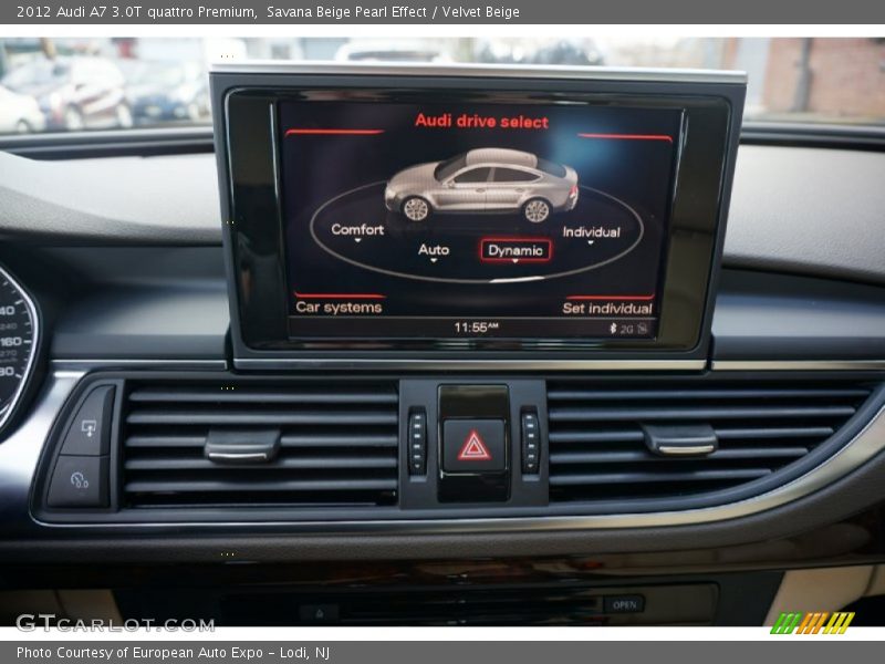 Savana Beige Pearl Effect / Velvet Beige 2012 Audi A7 3.0T quattro Premium