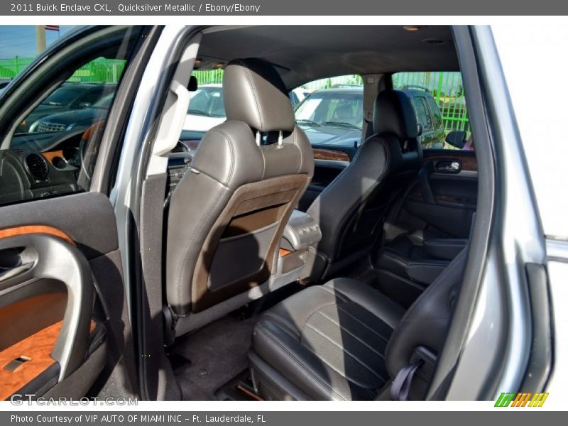 Quicksilver Metallic / Ebony/Ebony 2011 Buick Enclave CXL