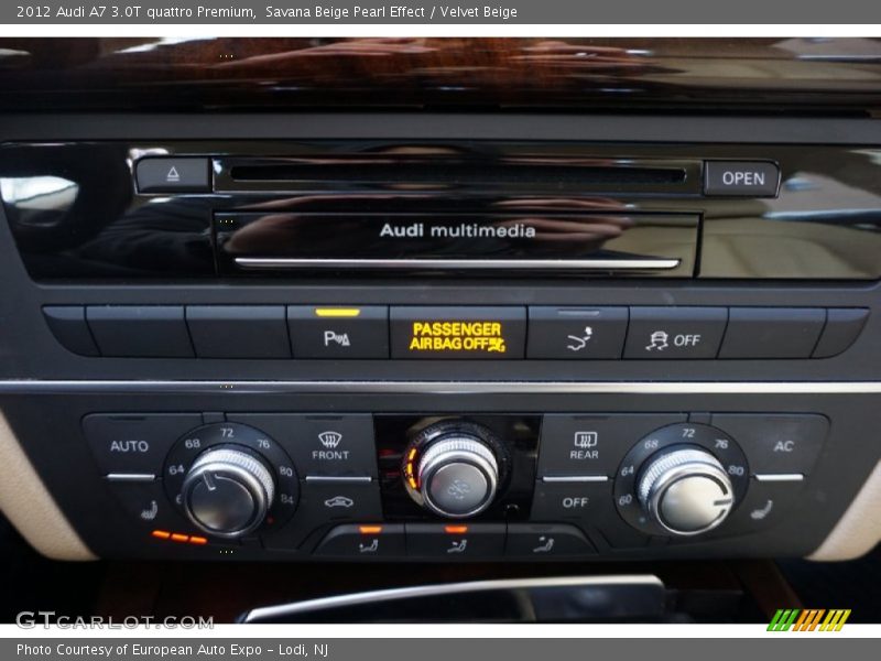 Savana Beige Pearl Effect / Velvet Beige 2012 Audi A7 3.0T quattro Premium