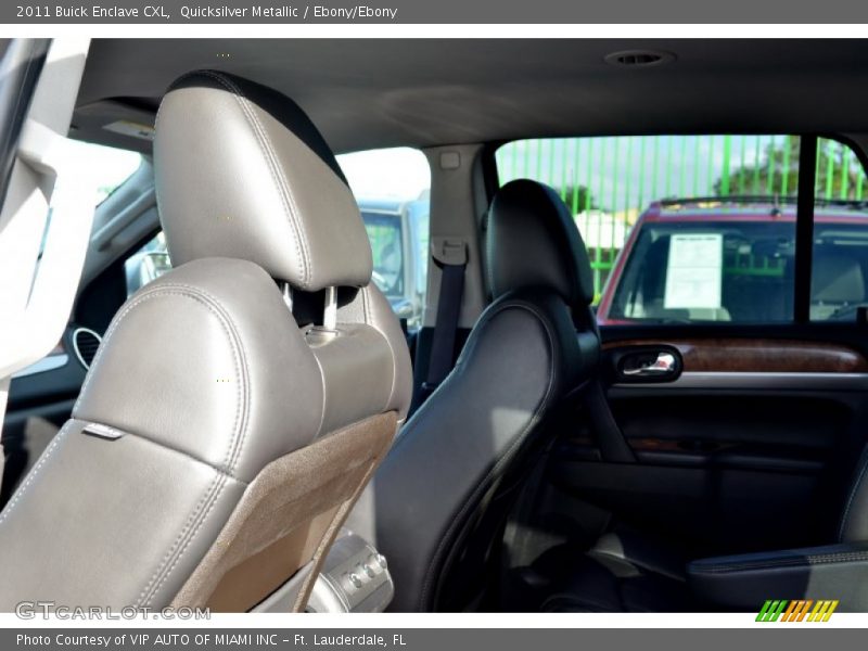 Quicksilver Metallic / Ebony/Ebony 2011 Buick Enclave CXL