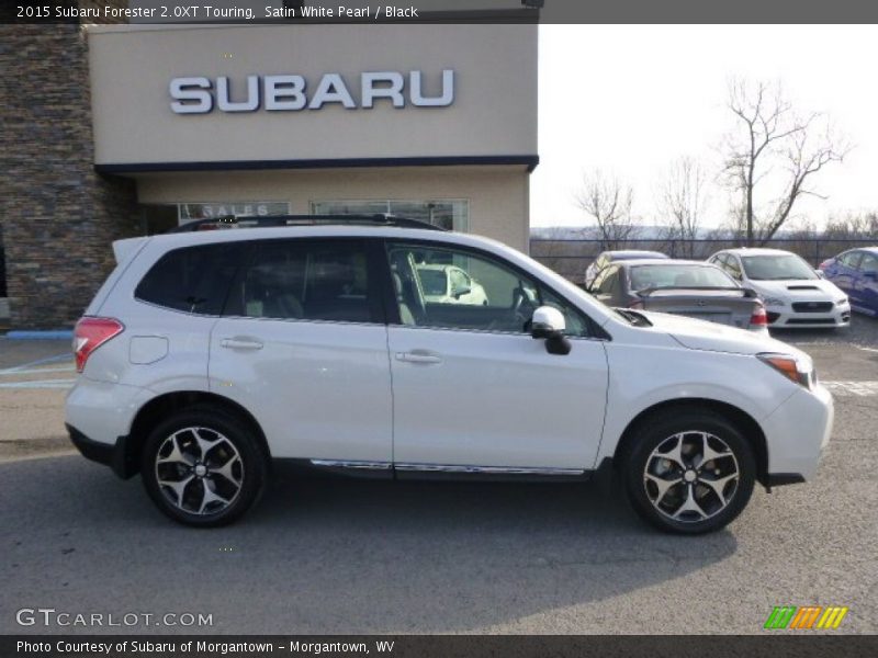 Satin White Pearl / Black 2015 Subaru Forester 2.0XT Touring