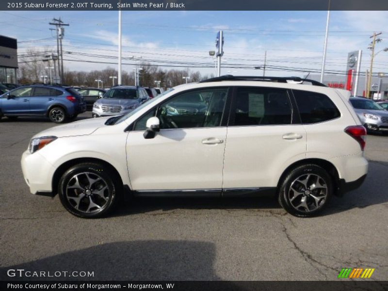 Satin White Pearl / Black 2015 Subaru Forester 2.0XT Touring