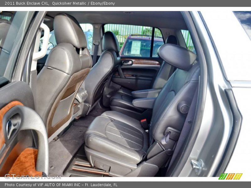 Quicksilver Metallic / Ebony/Ebony 2011 Buick Enclave CXL