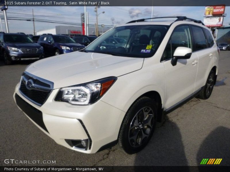 Satin White Pearl / Black 2015 Subaru Forester 2.0XT Touring