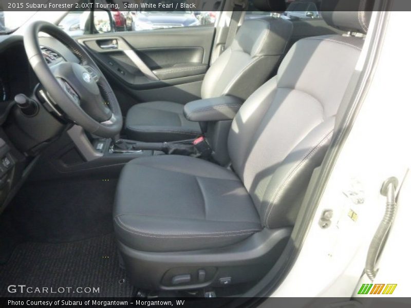Satin White Pearl / Black 2015 Subaru Forester 2.0XT Touring