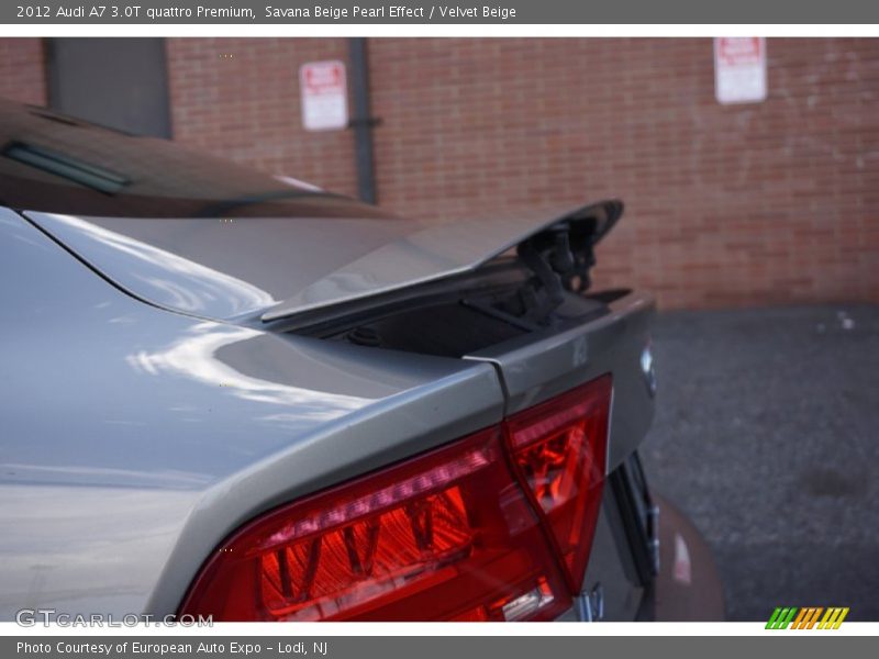 Savana Beige Pearl Effect / Velvet Beige 2012 Audi A7 3.0T quattro Premium