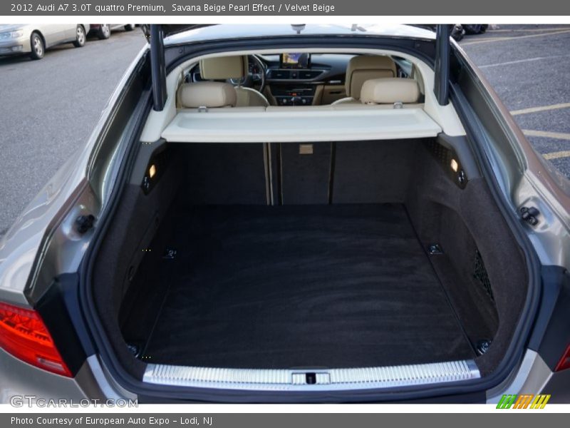 Savana Beige Pearl Effect / Velvet Beige 2012 Audi A7 3.0T quattro Premium