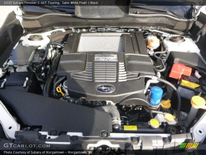 Satin White Pearl / Black 2015 Subaru Forester 2.0XT Touring