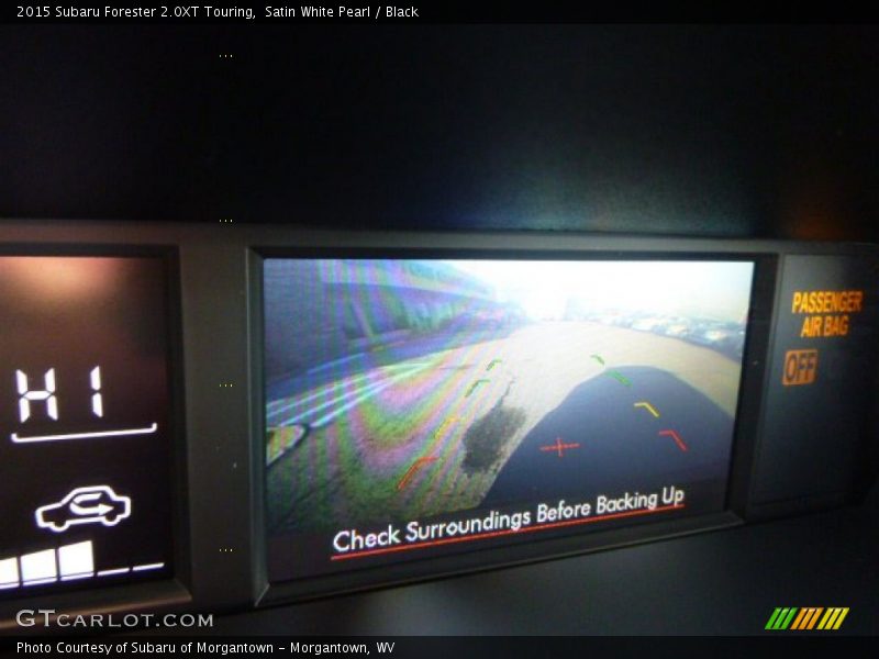 Satin White Pearl / Black 2015 Subaru Forester 2.0XT Touring