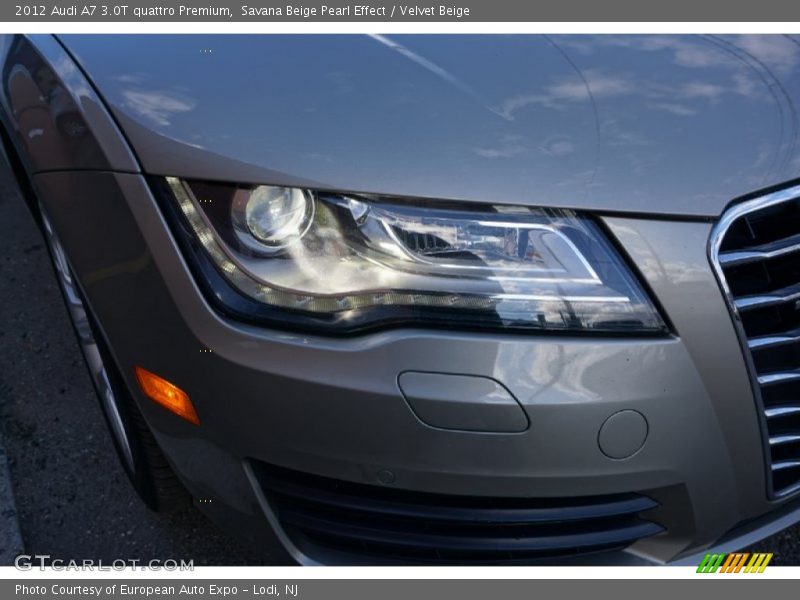 Savana Beige Pearl Effect / Velvet Beige 2012 Audi A7 3.0T quattro Premium