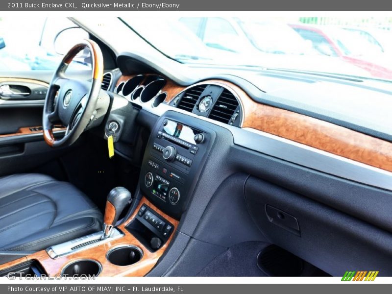 Quicksilver Metallic / Ebony/Ebony 2011 Buick Enclave CXL